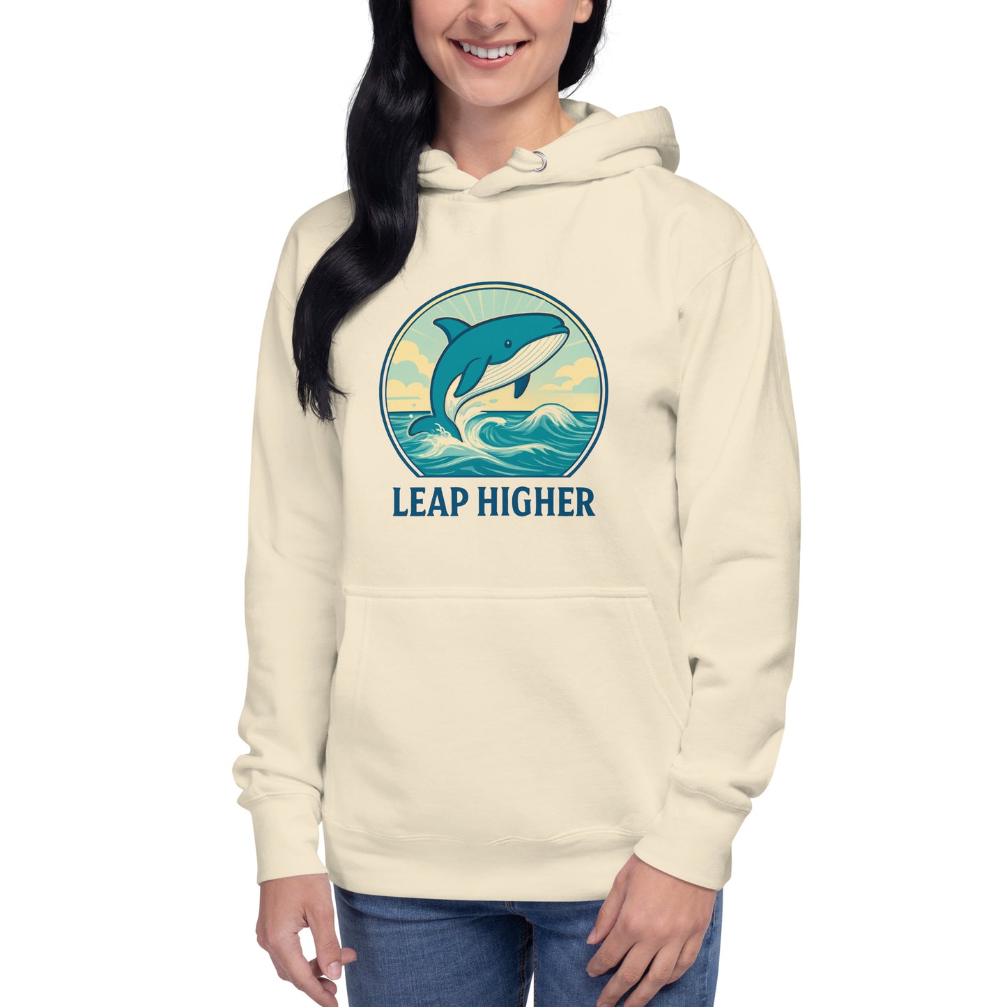 Women's Premium Pullover Hoodie Whale