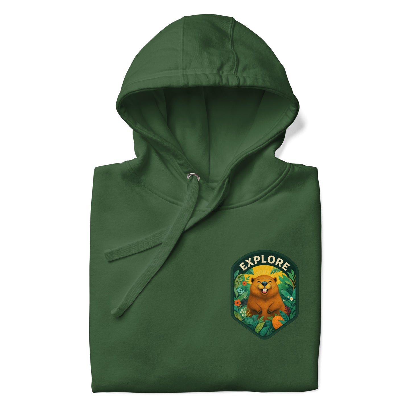 Men's Premium Pullover Hoodie Beaver