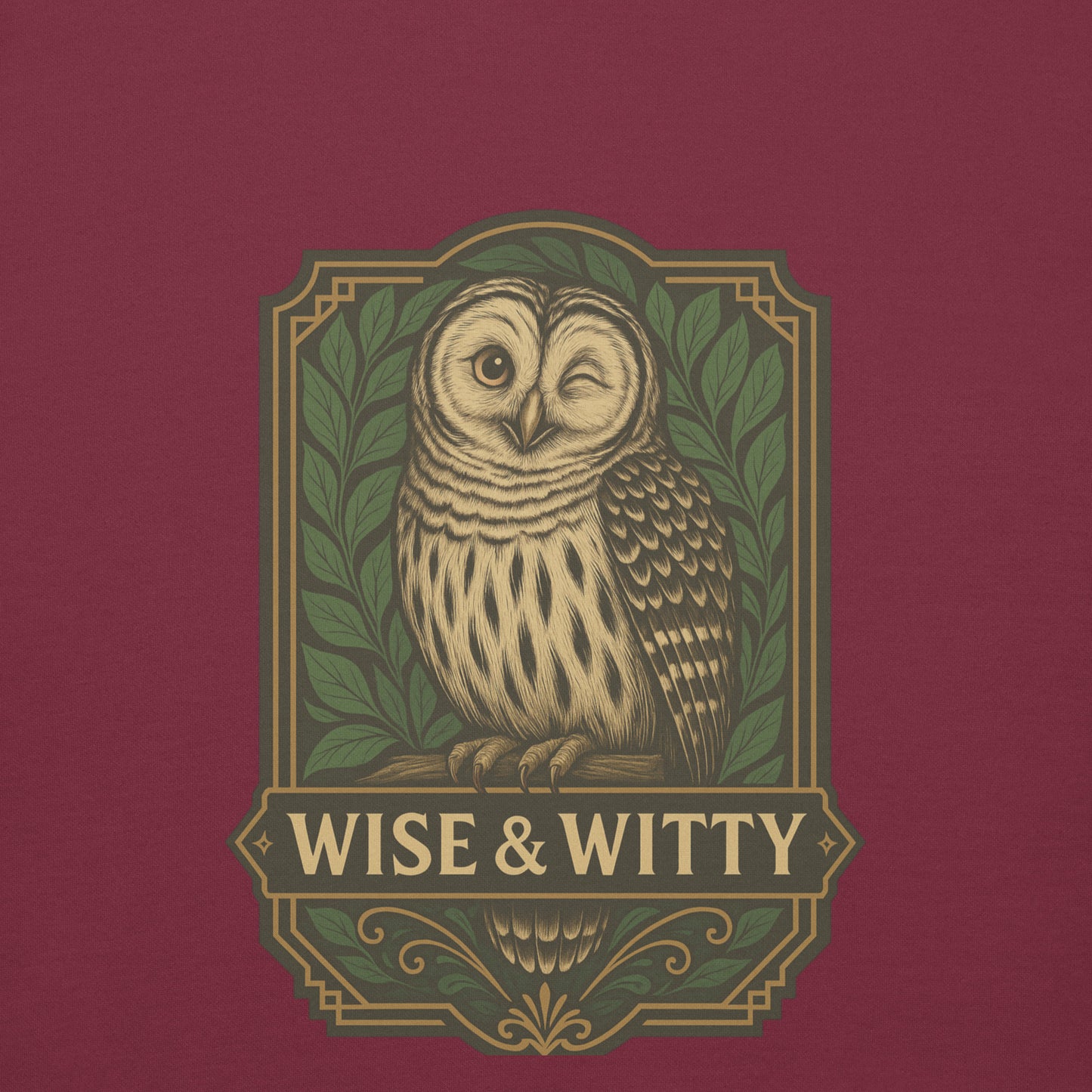 Women's Premium Pullover Hoodie Owl