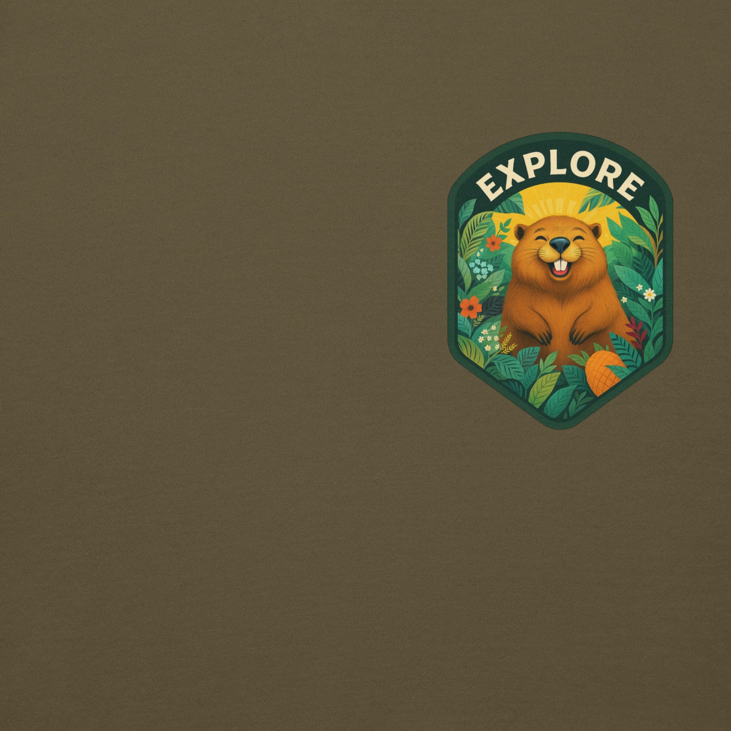 Men's Premium Pullover Hoodie Beaver