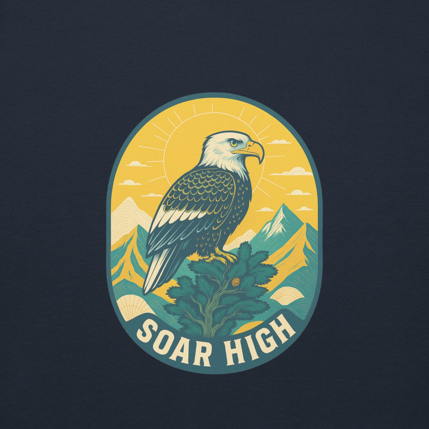 Women's Premium Pullover Hoodie Eagle