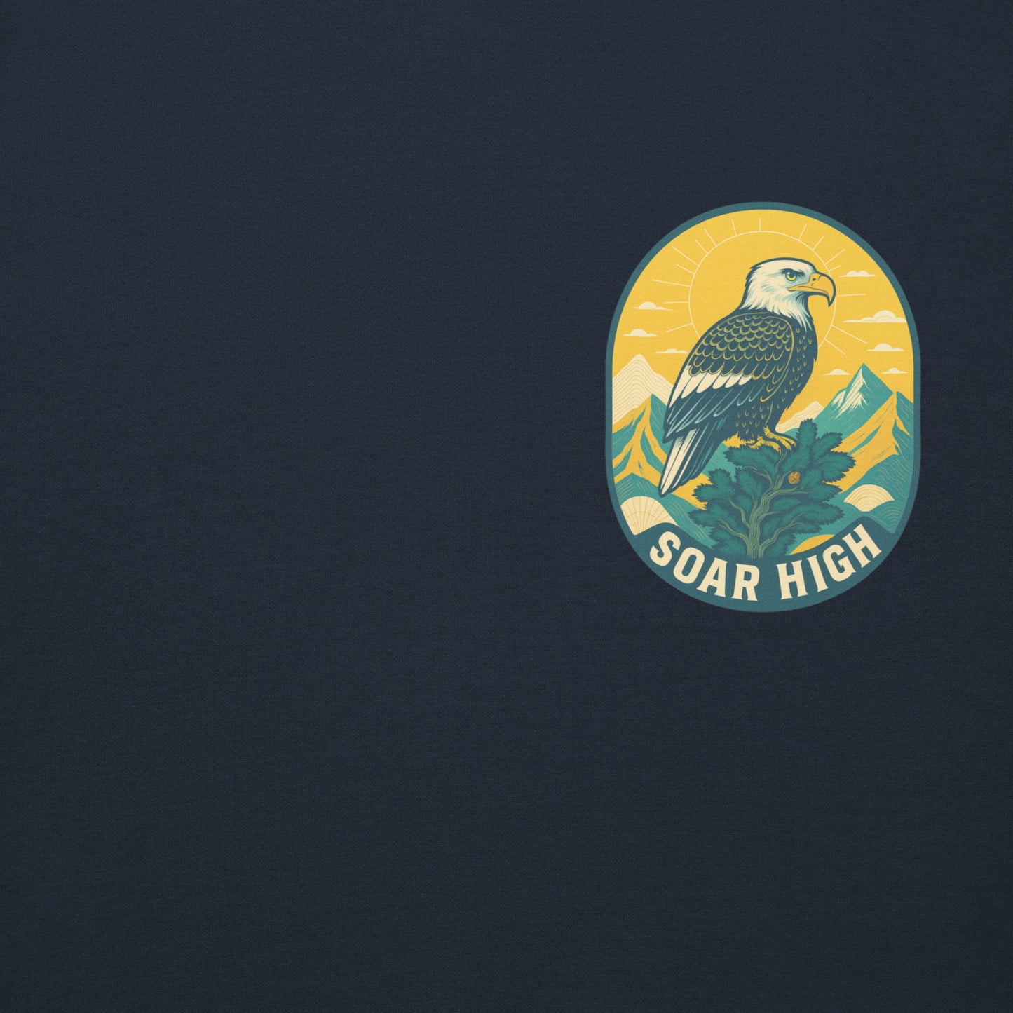 Men's Premium Pullover Hoodie Eagle