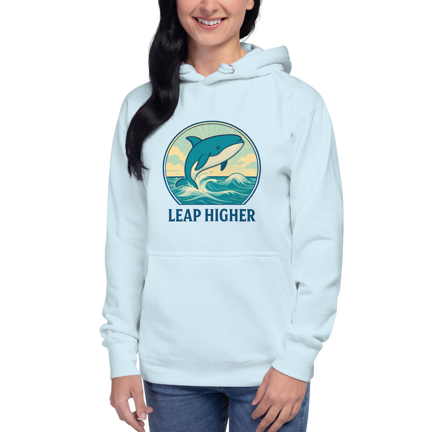 Women's Premium Pullover Hoodie Whale