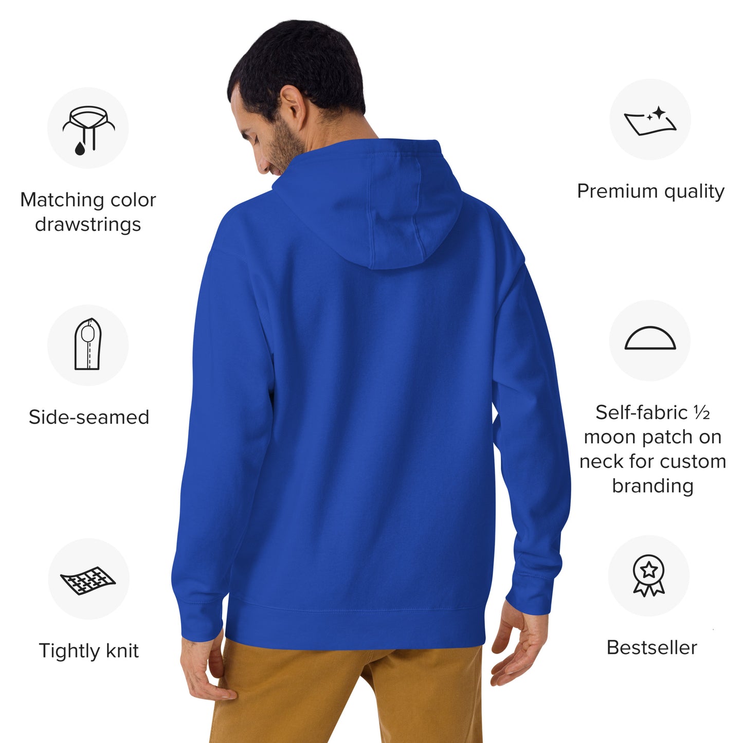 Men's Premium Pullover Hoodie Eagle