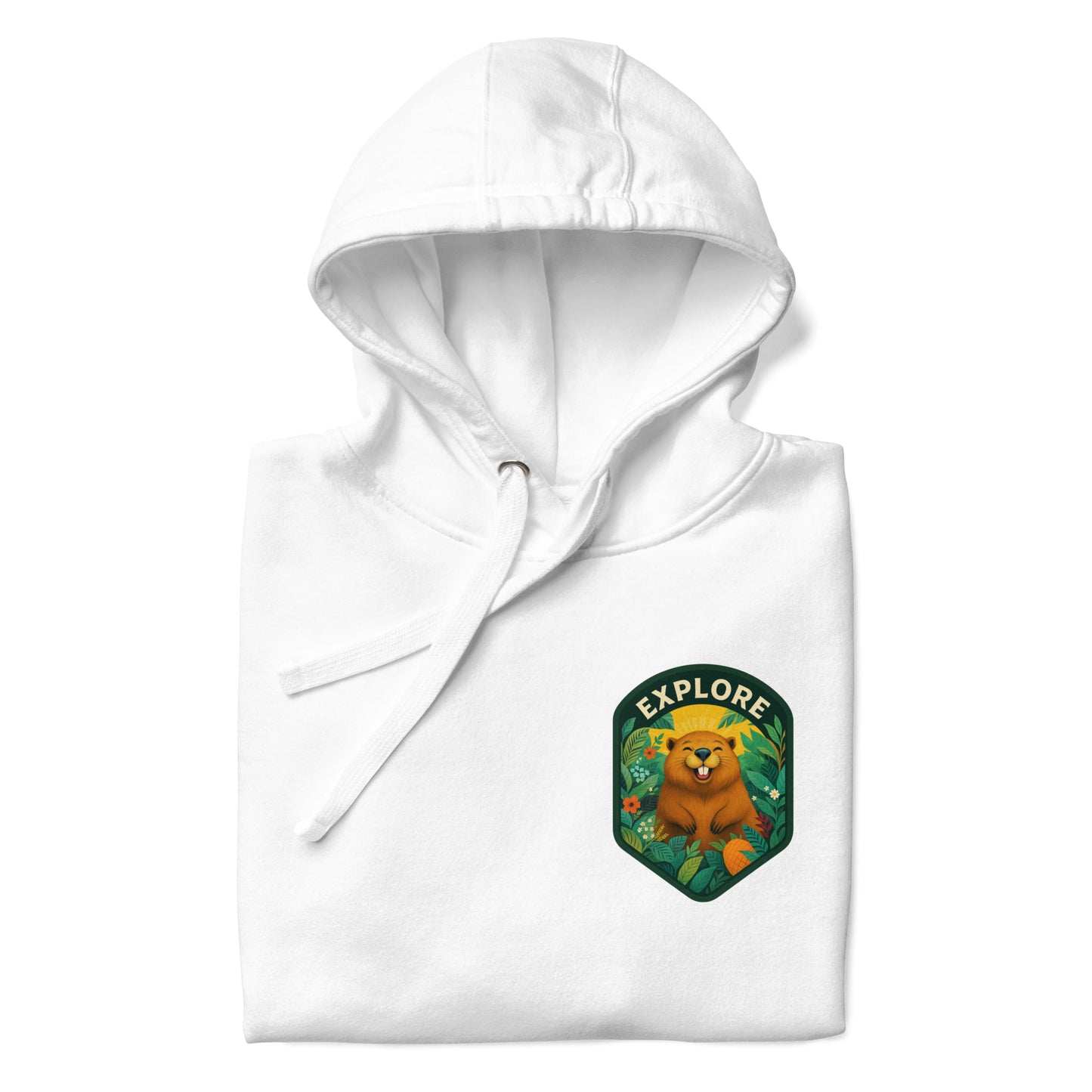 Men's Premium Pullover Hoodie Beaver