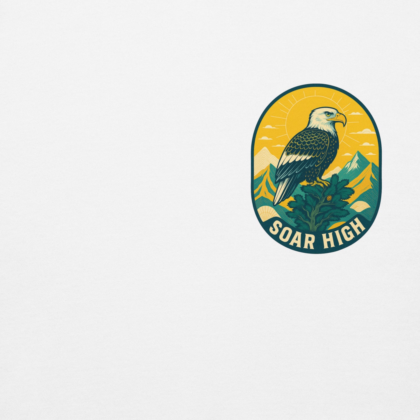 Men's Premium Pullover Hoodie Eagle