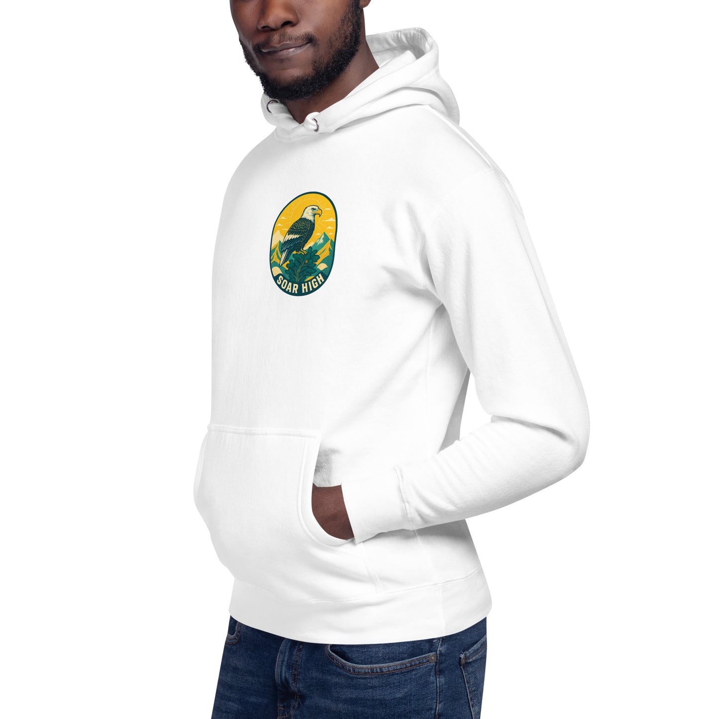 Men's Premium Pullover Hoodie Eagle