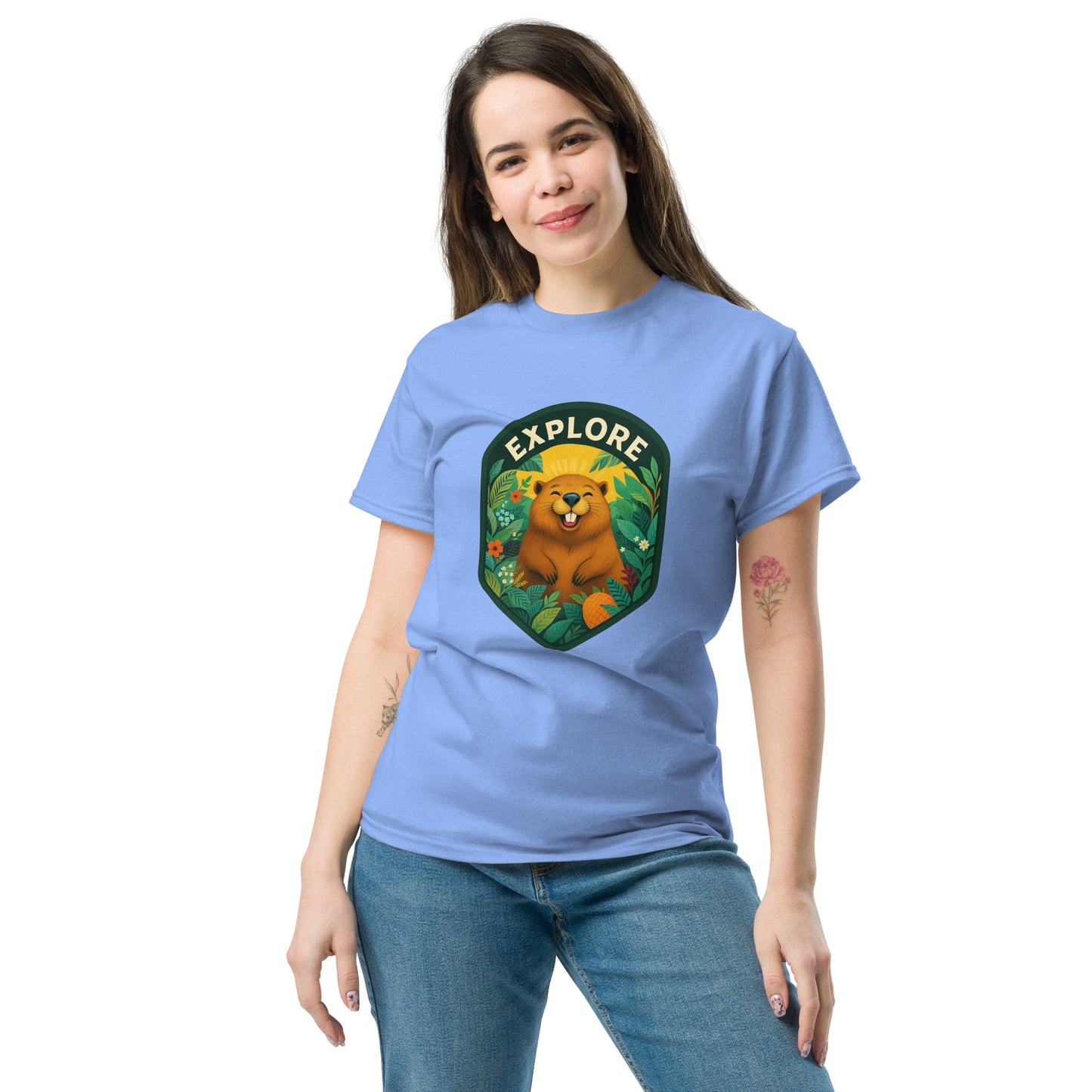 Women's Short-Sleeve T-Shirt Beaver