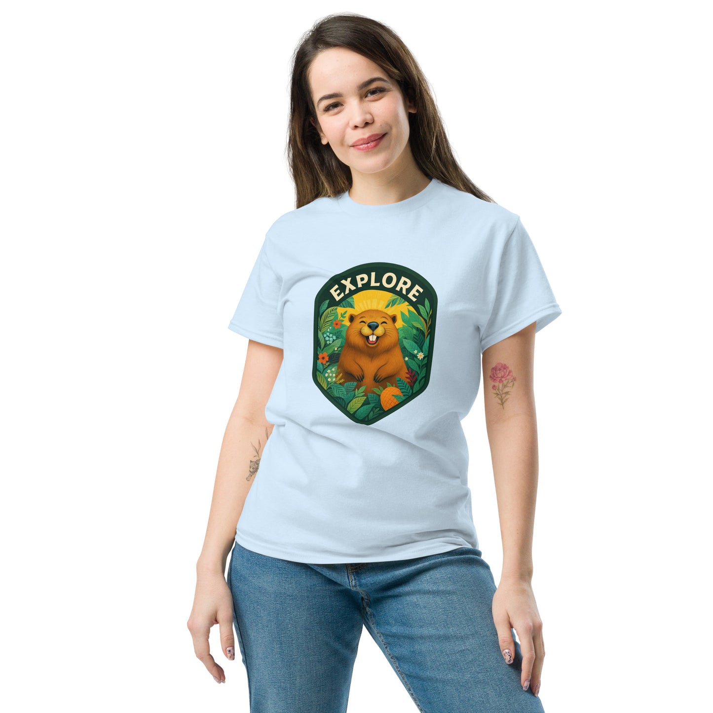 Women's Short-Sleeve T-Shirt Beaver