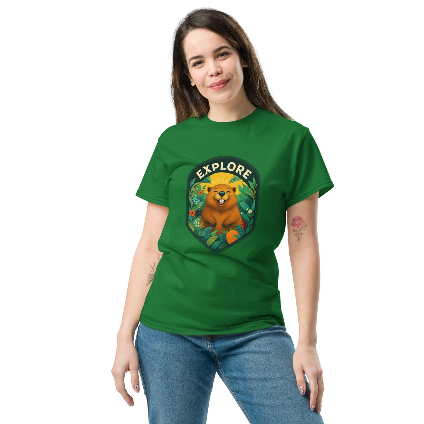 Women's Short-Sleeve T-Shirt Beaver