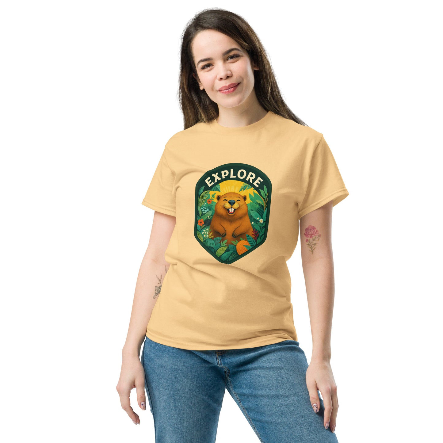Women's Short-Sleeve T-Shirt Beaver