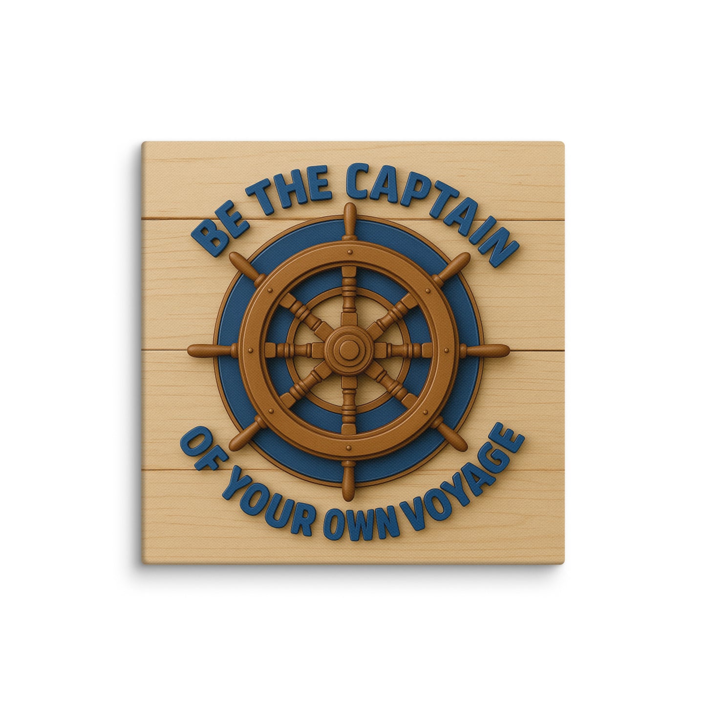 Decorate Room and Office with Sailing Captain Canvas Print