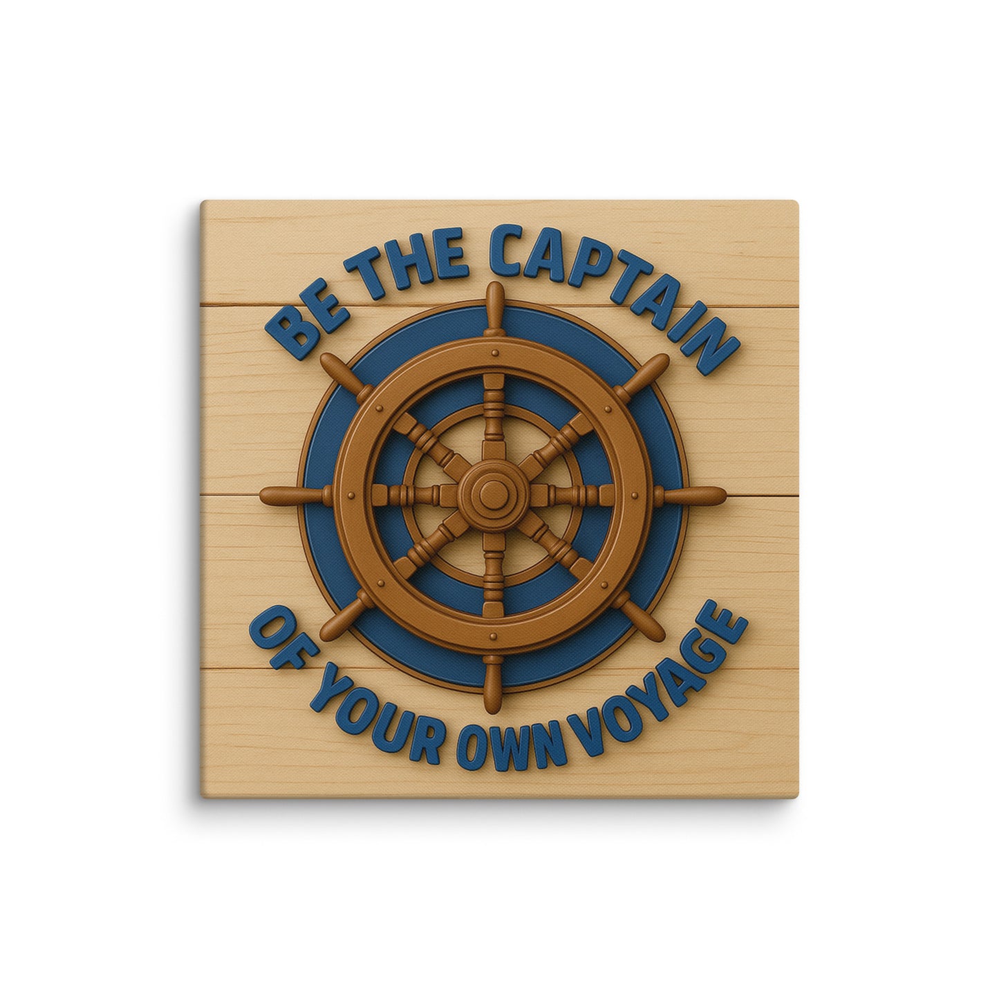 Decorate Room and Office with Sailing Captain Canvas Print