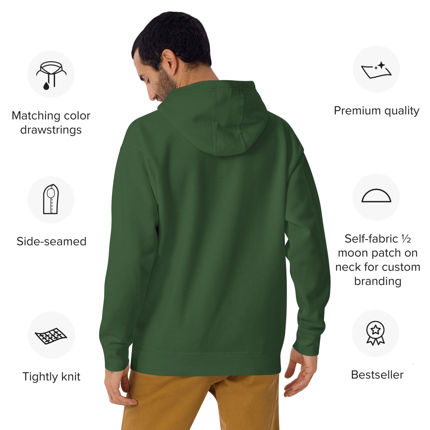 Men's Premium Pullover Hoodie Eagle