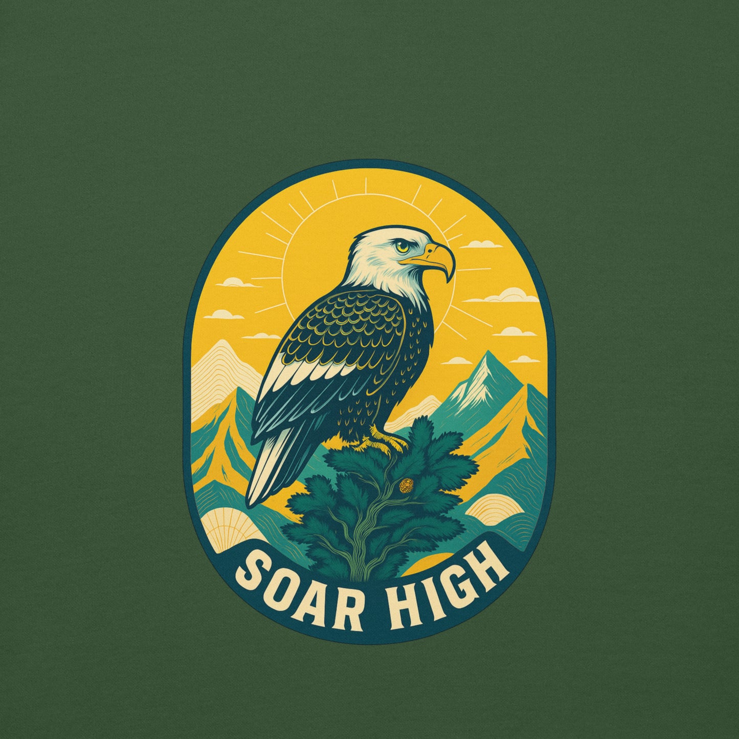 Women's Premium Pullover Hoodie Eagle