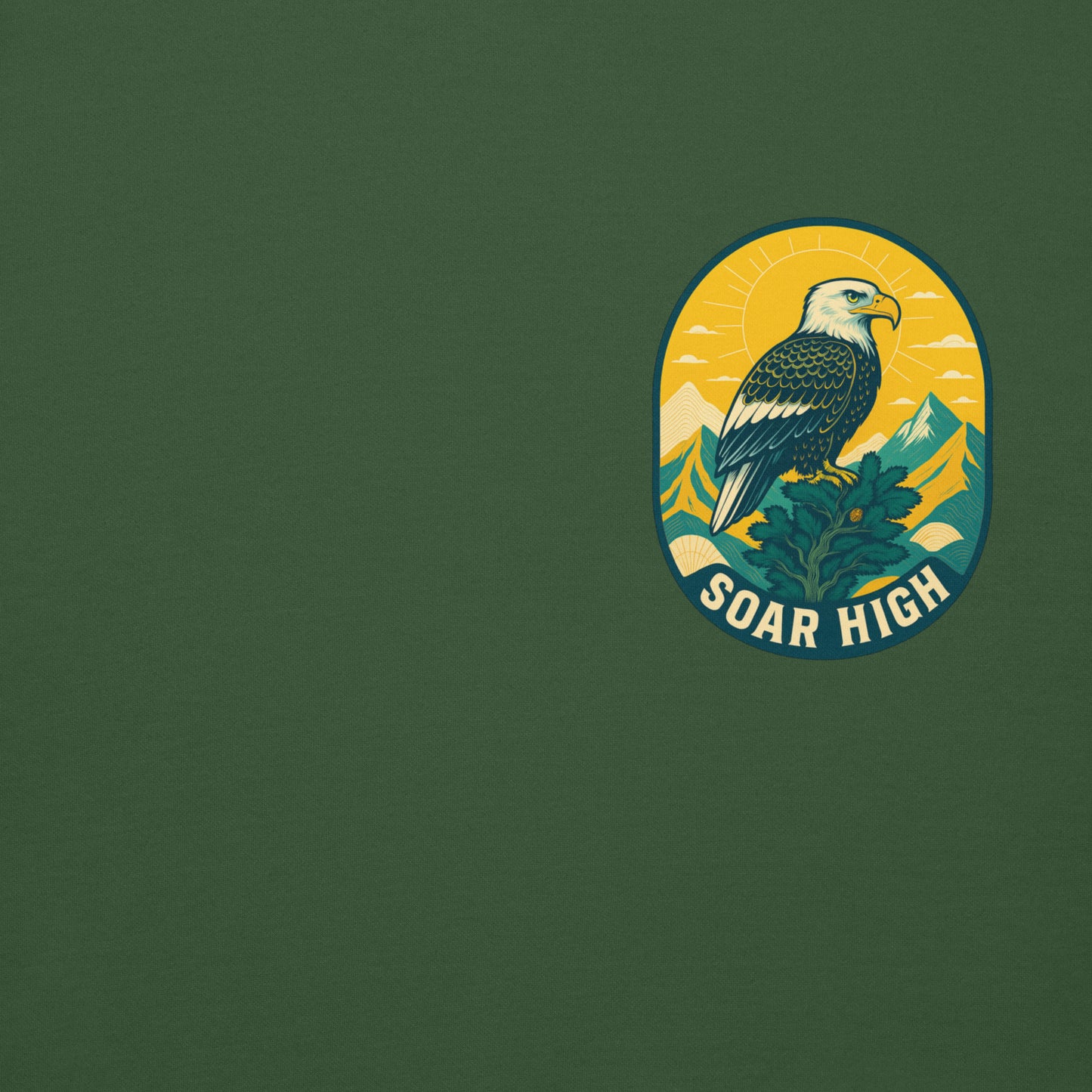 Men's Premium Pullover Hoodie Eagle