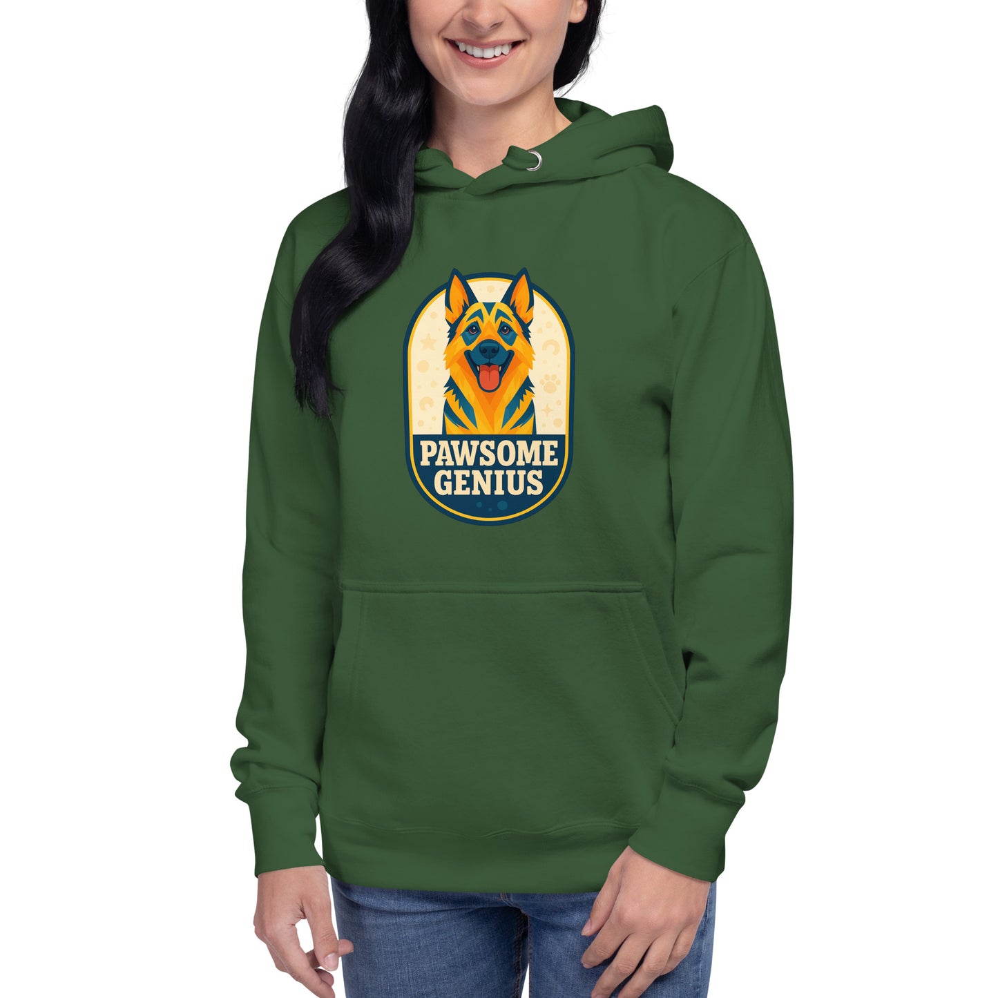 Women's Premium Pullover Hoodie German Shepherd Dog