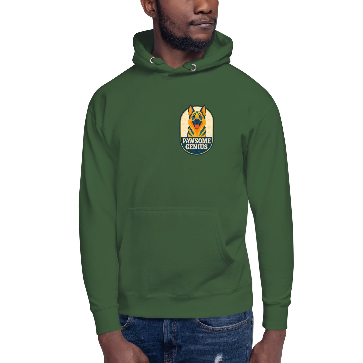 Men's Premium Pullover Hoodie German Shepherd Dog