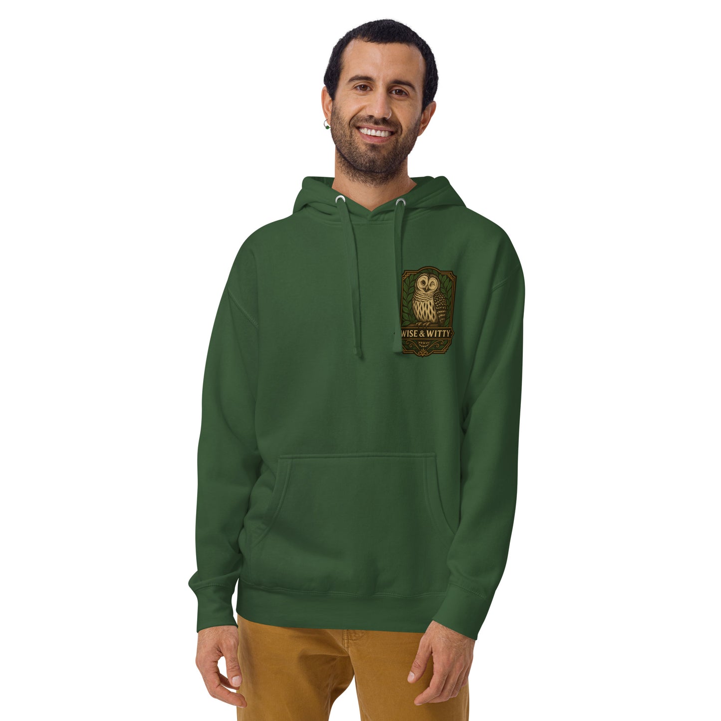 Men's Premium Pullover Hoodie Owl