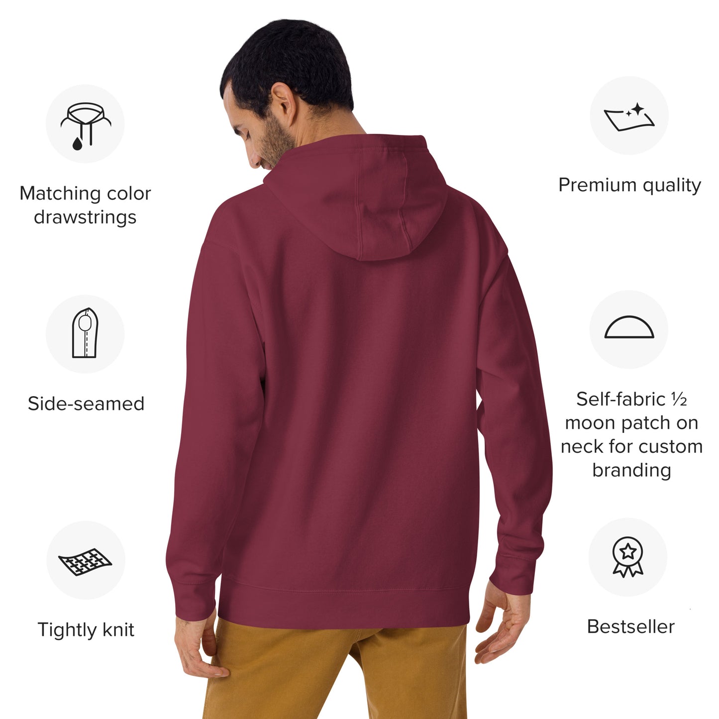 Men's Premium Pullover Hoodie Beaver