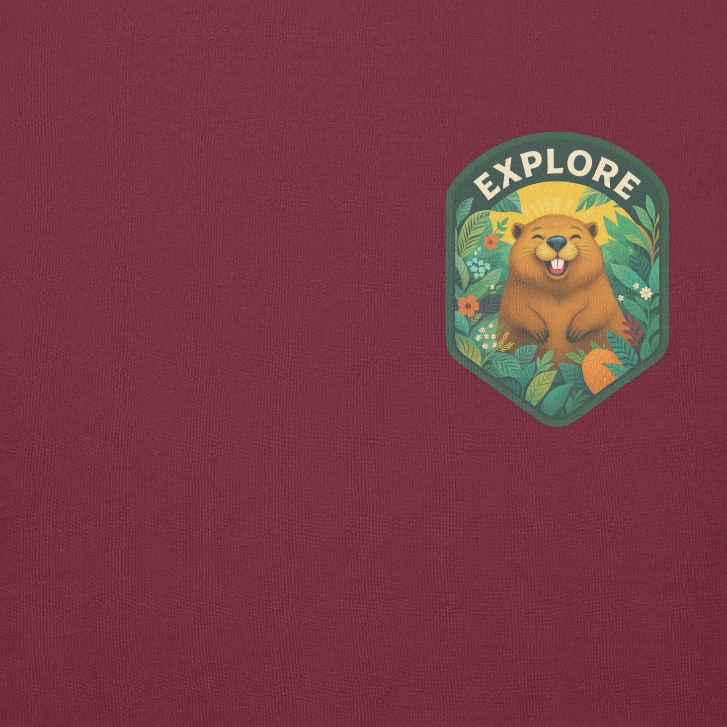 Men's Premium Pullover Hoodie Beaver