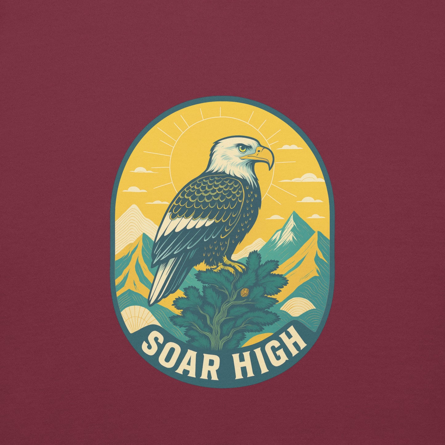 Women's Premium Pullover Hoodie Eagle