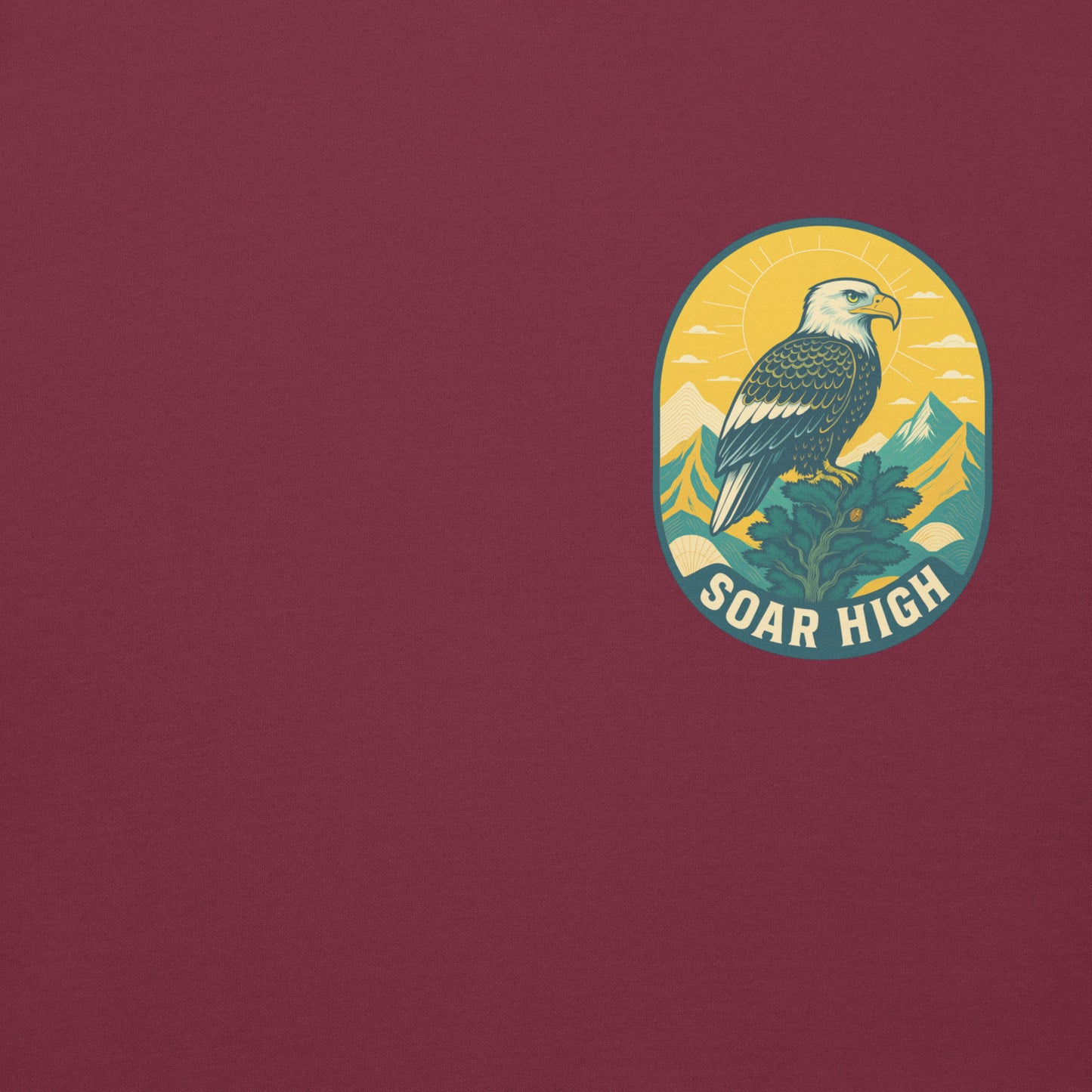 Men's Premium Pullover Hoodie Eagle