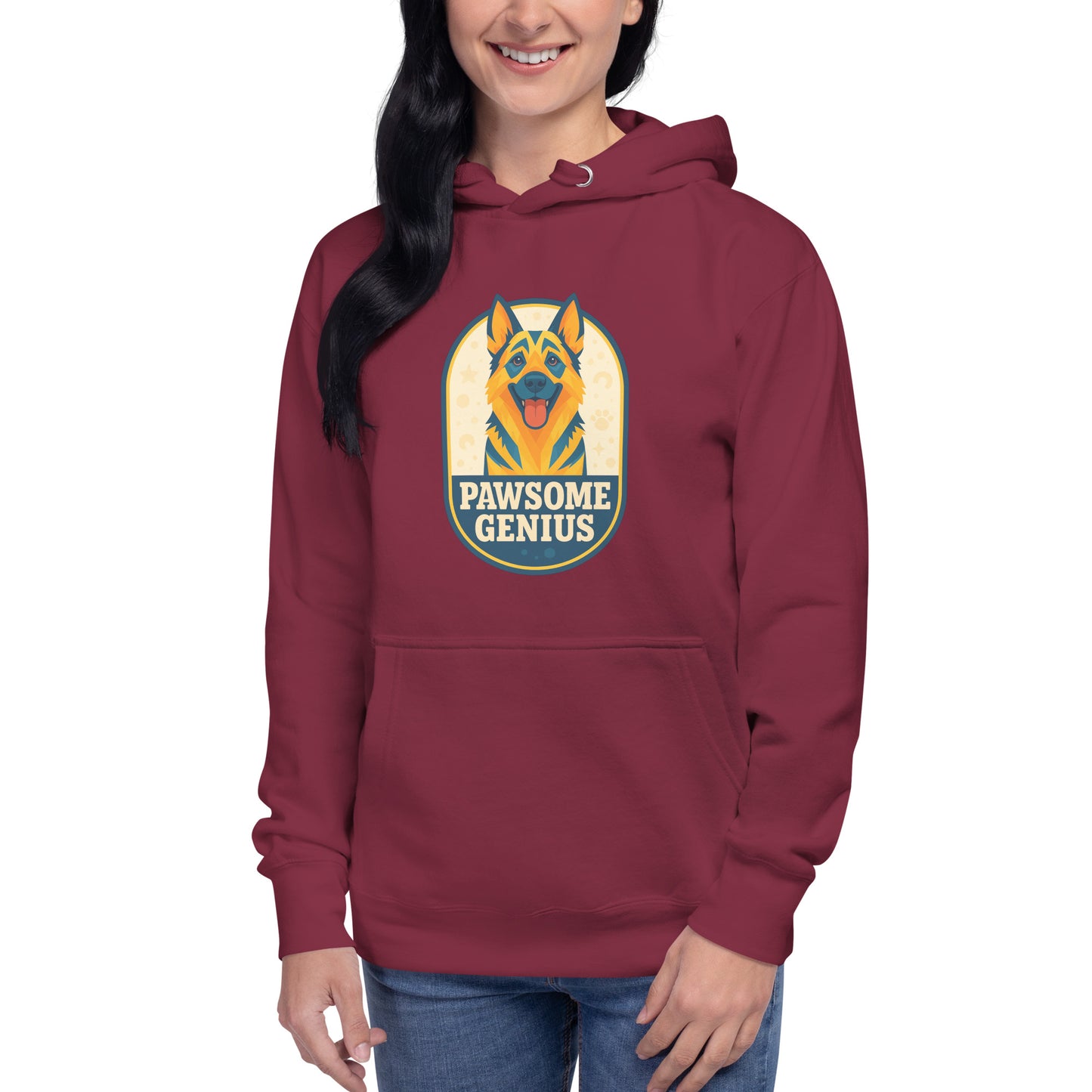 Women's Premium Pullover Hoodie German Shepherd Dog