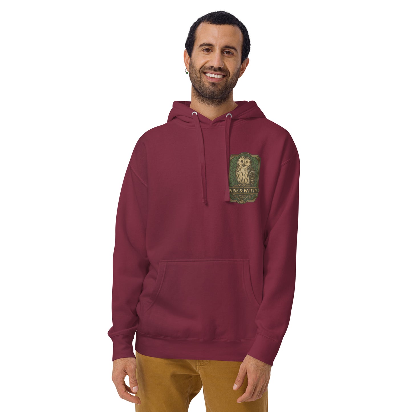 Men's Premium Pullover Hoodie Owl