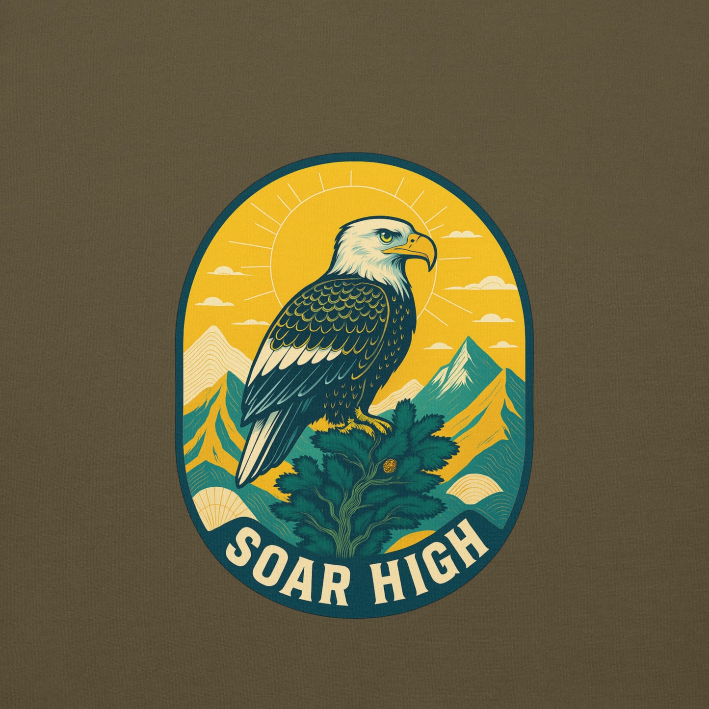 Women's Premium Pullover Hoodie Eagle