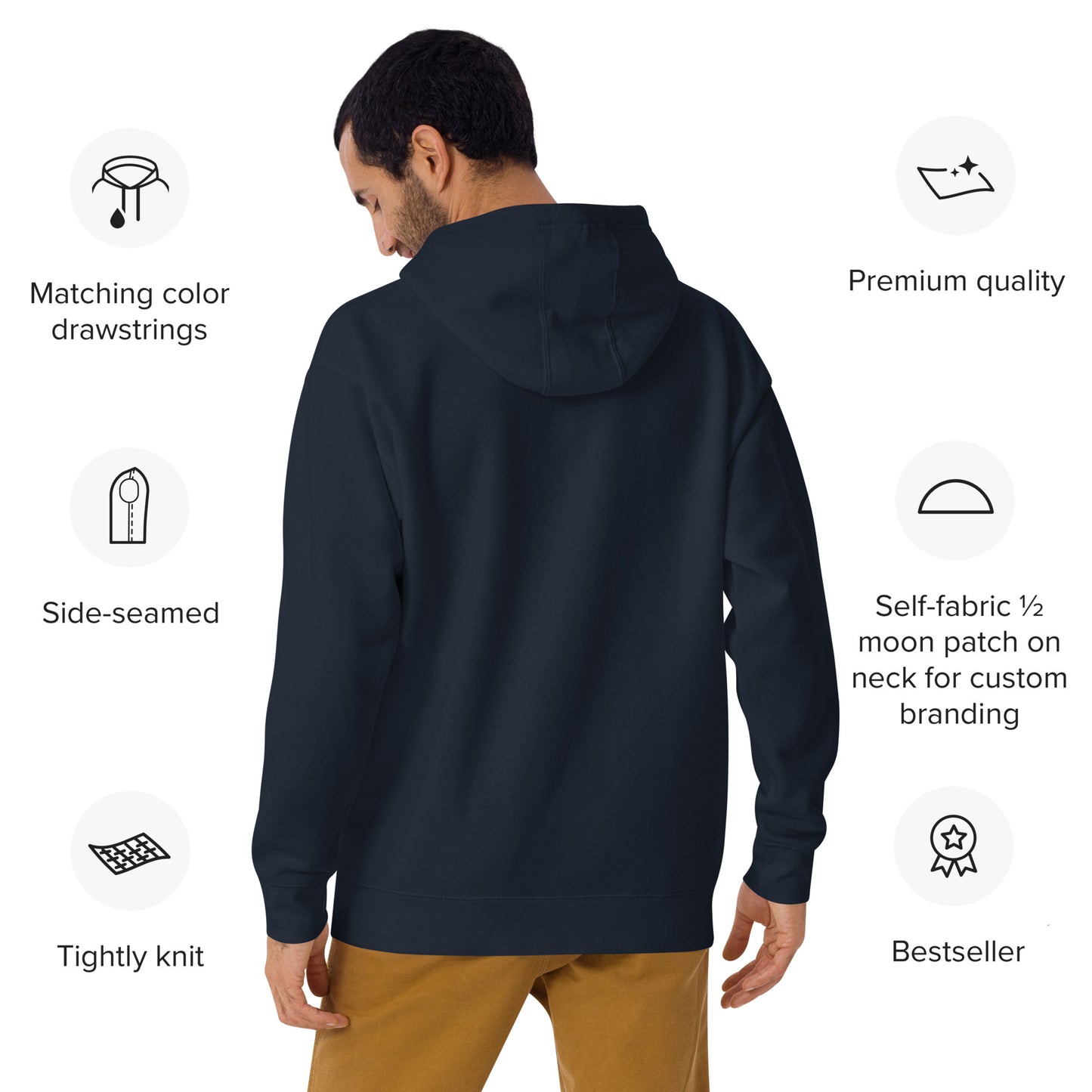 Men's Premium Pullover Hoodie Eagle