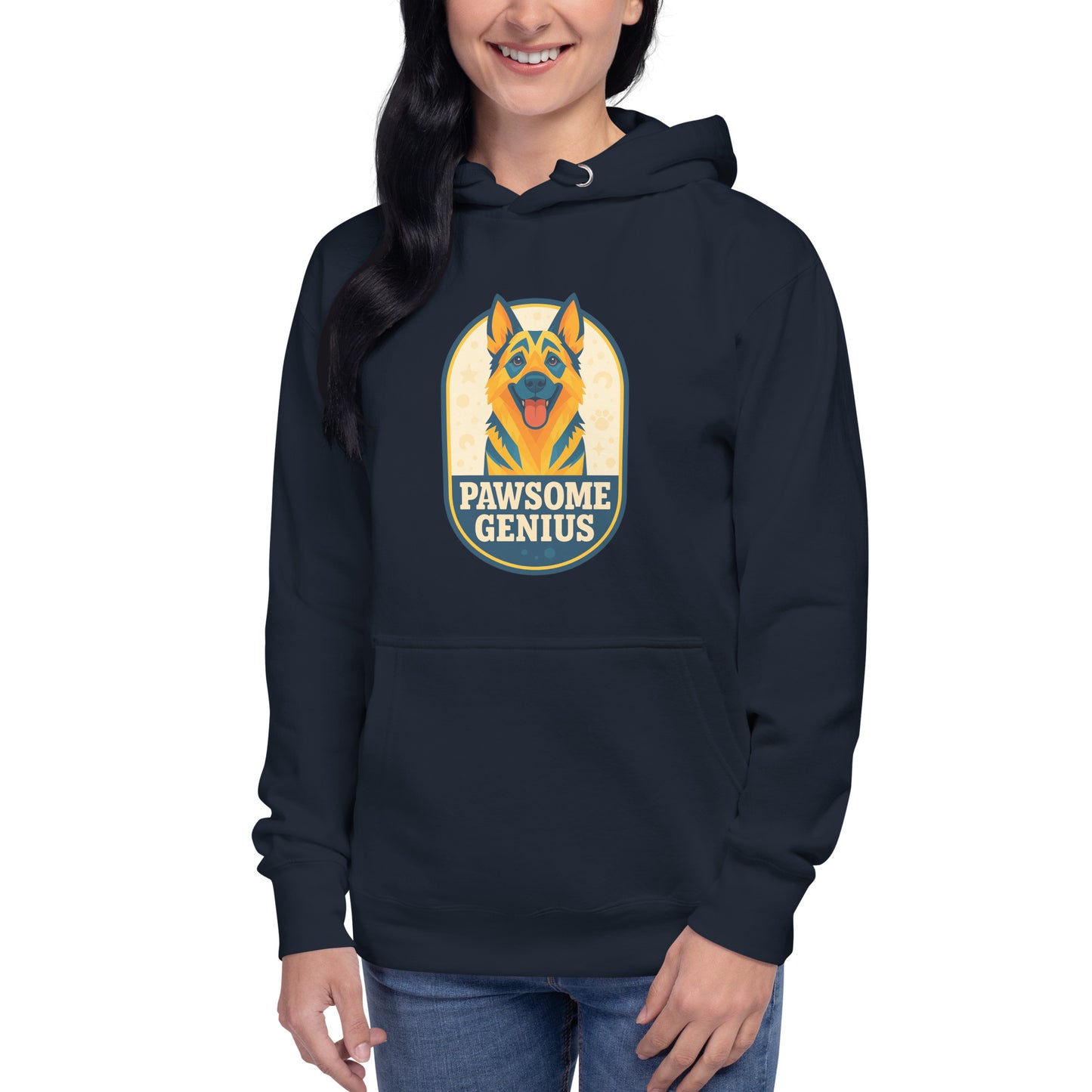 Women's Premium Pullover Hoodie German Shepherd Dog