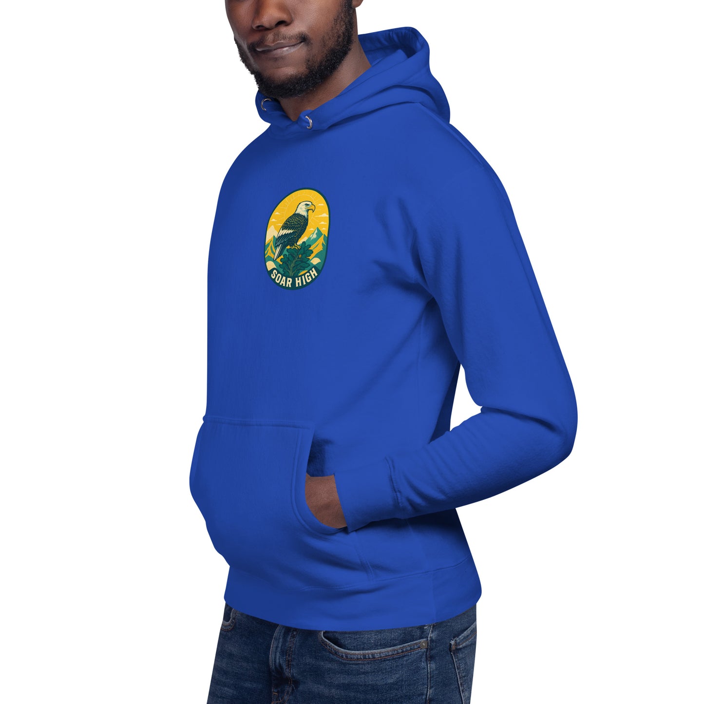 Men's Premium Pullover Hoodie Eagle