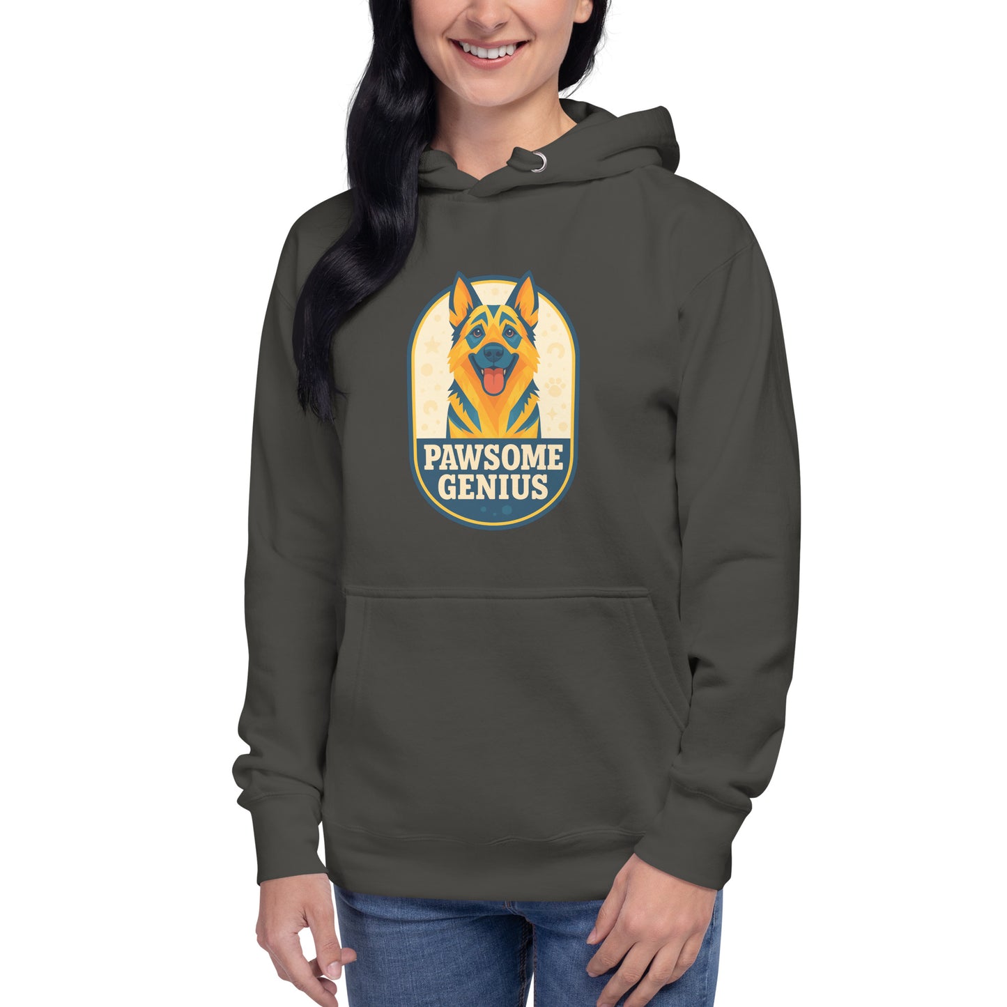 Women's Premium Pullover Hoodie German Shepherd Dog