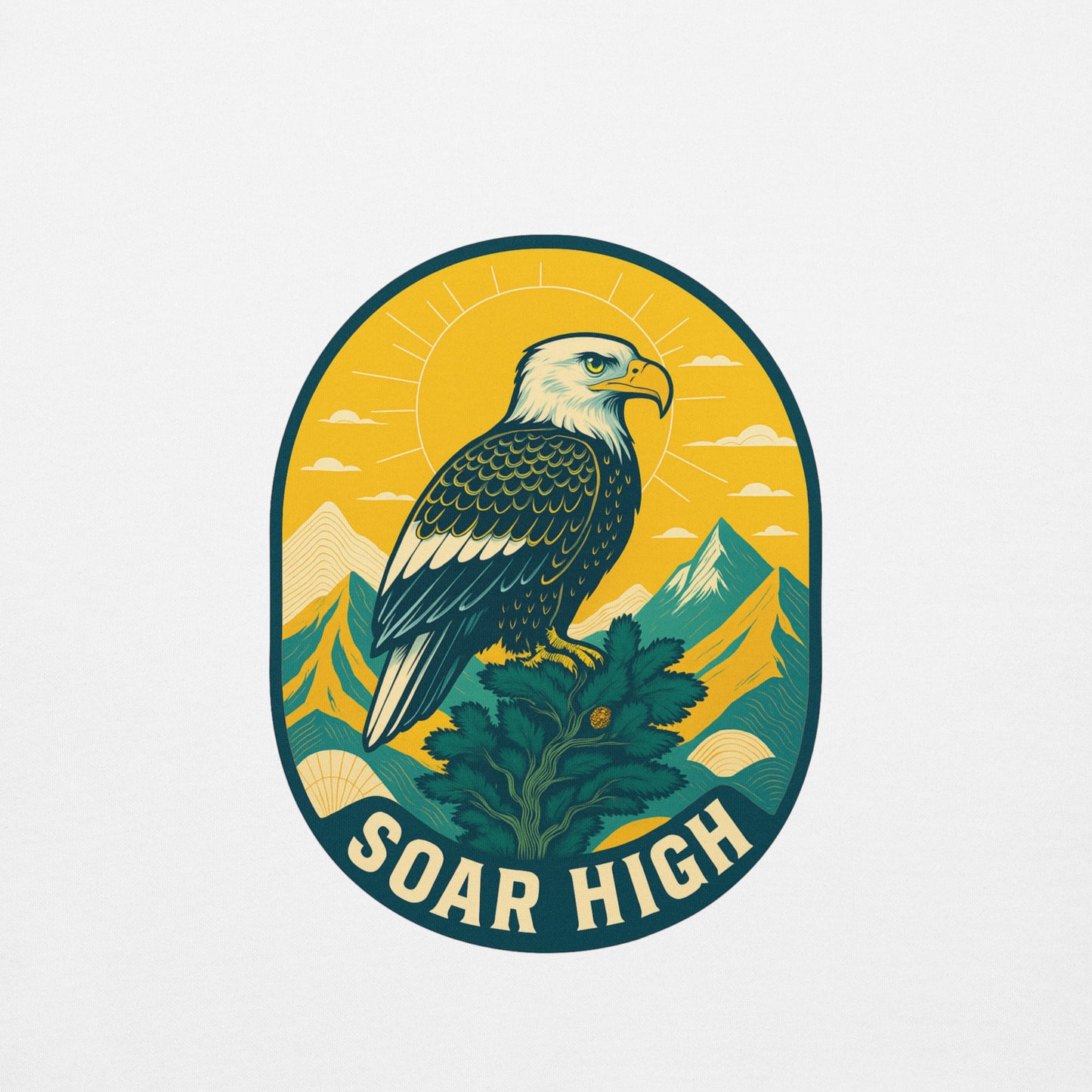 Women's Premium Pullover Hoodie Eagle