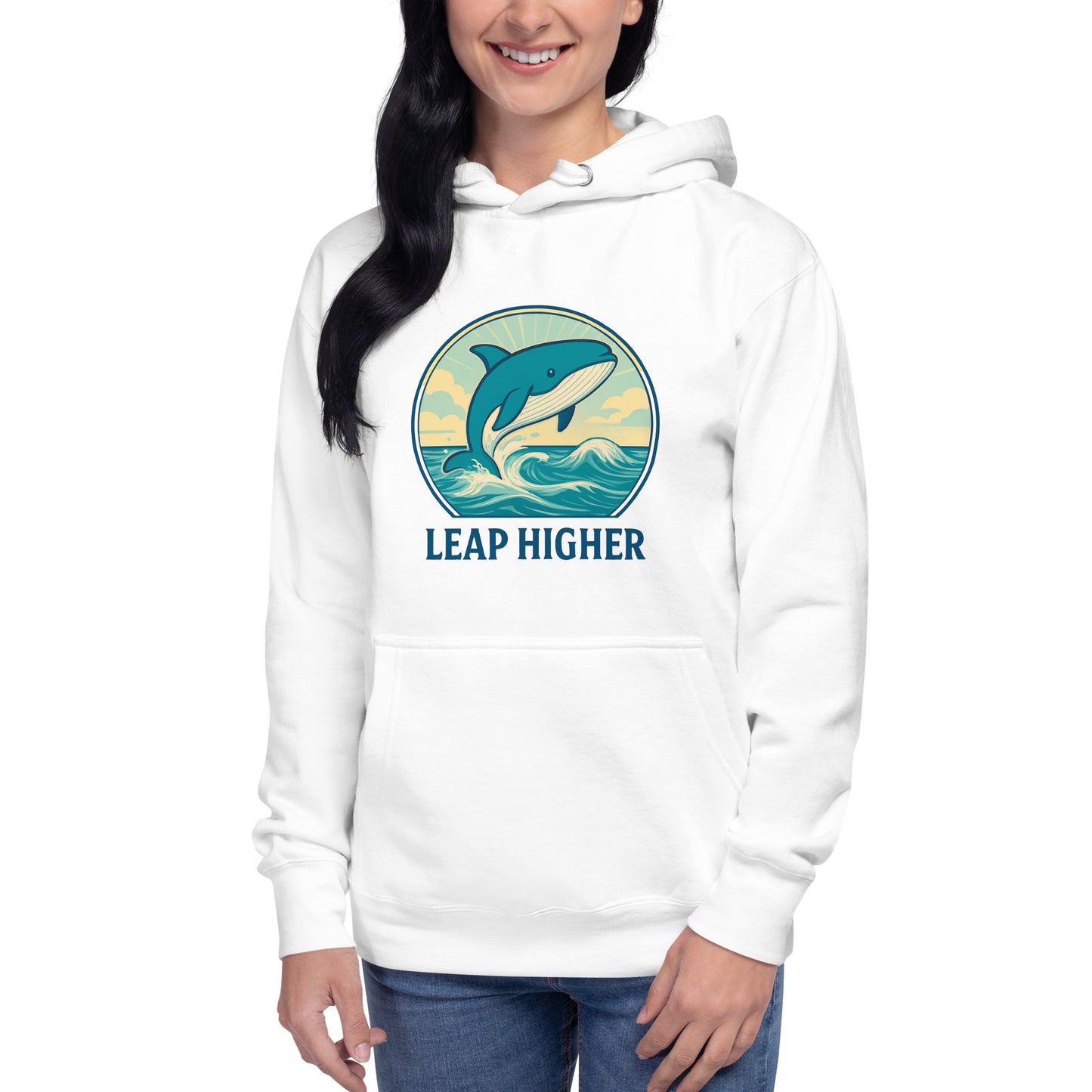 Women's Premium Pullover Hoodie Whale