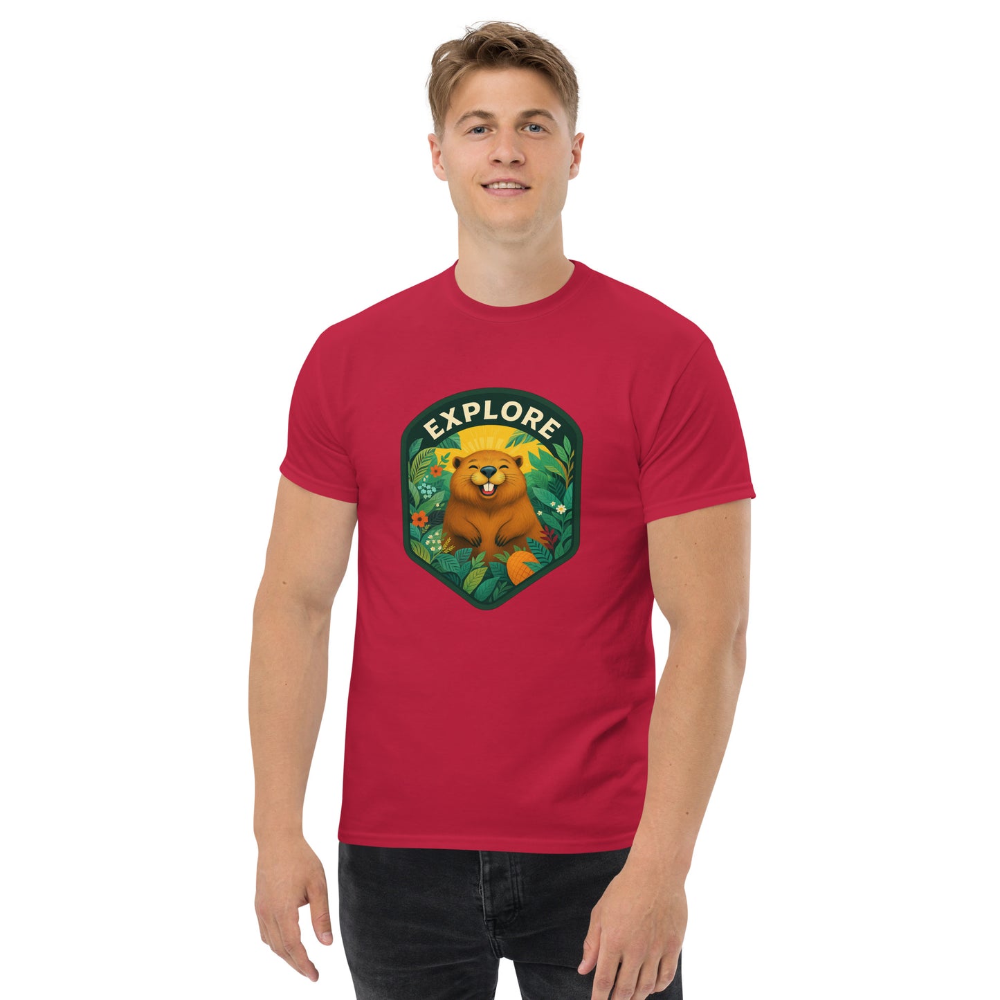 Men's Short-Sleeve T-Shirt Beaver