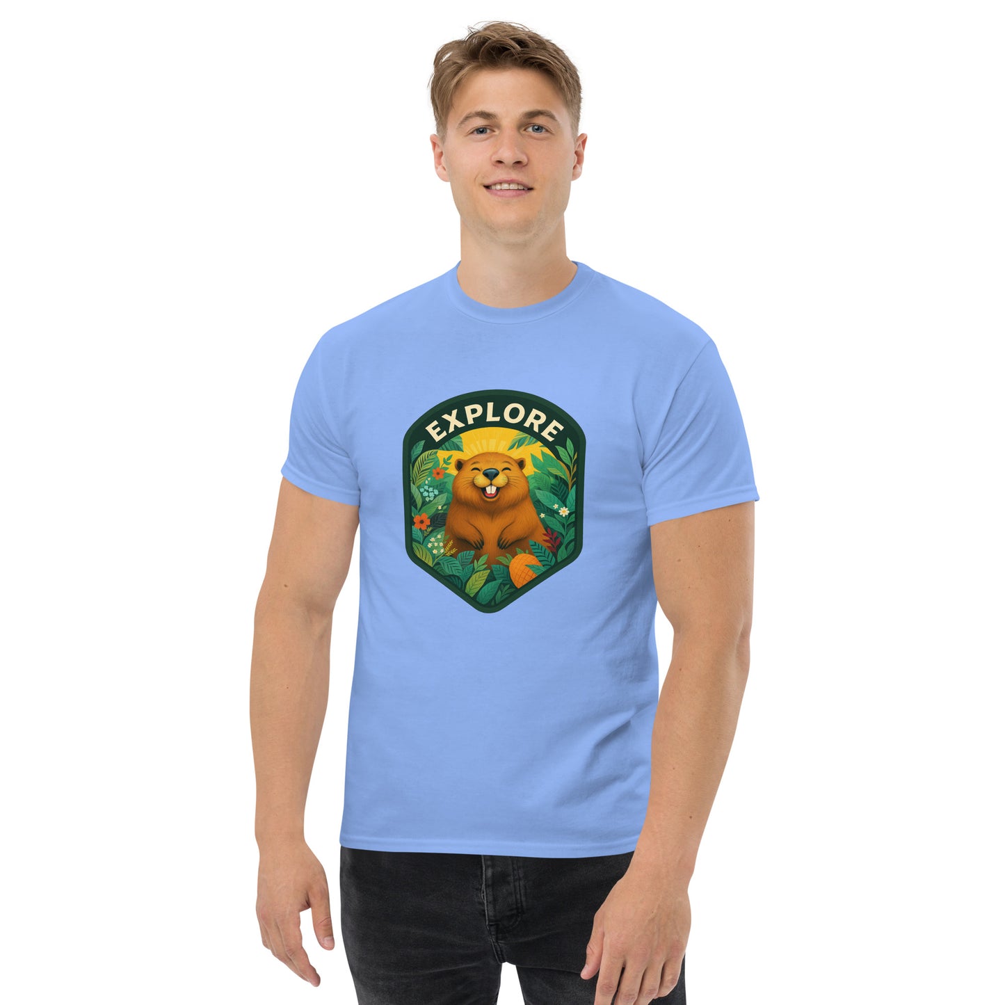 Men's Short-Sleeve T-Shirt Beaver