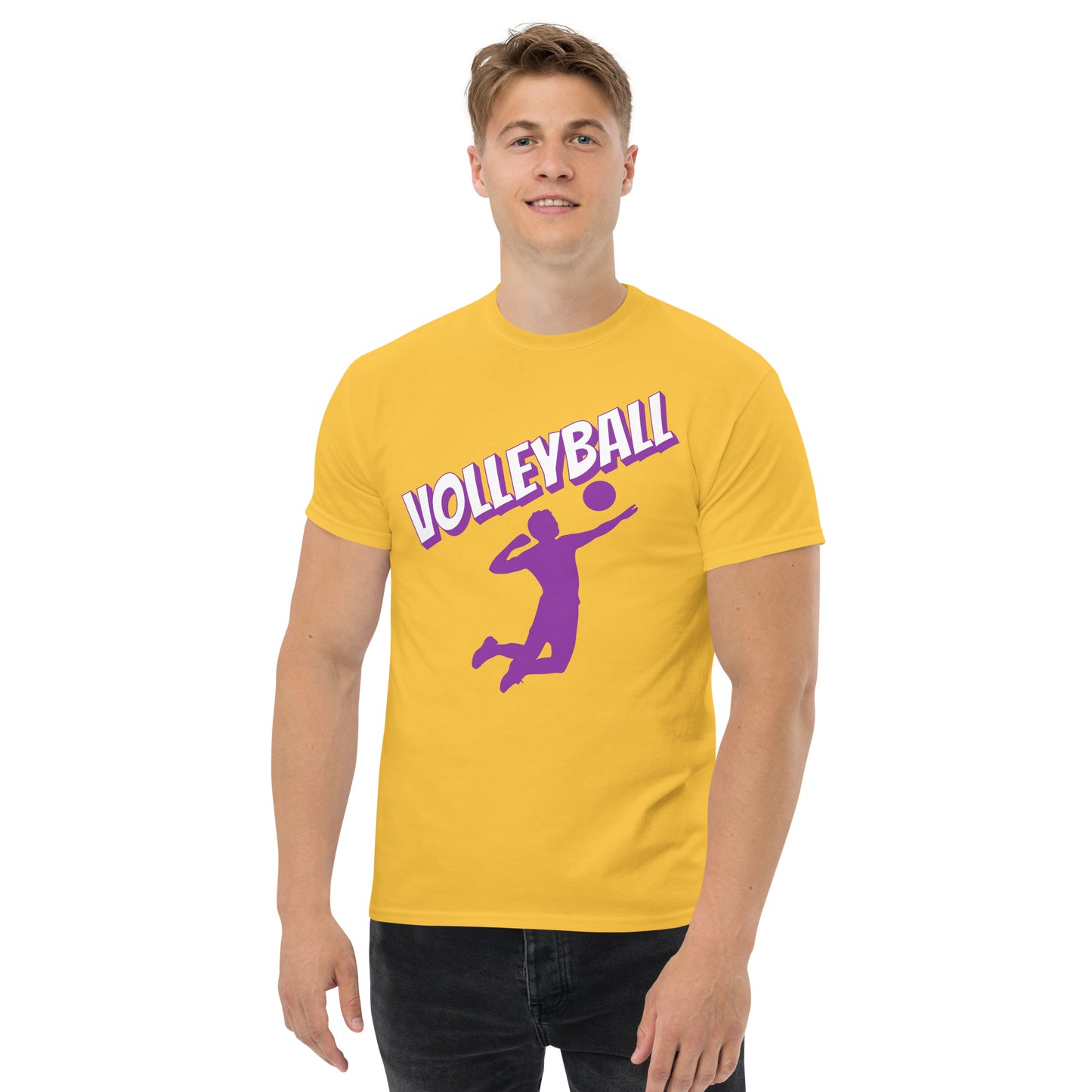 Men's Short-Sleeve T-Shirt Volleyball Sport