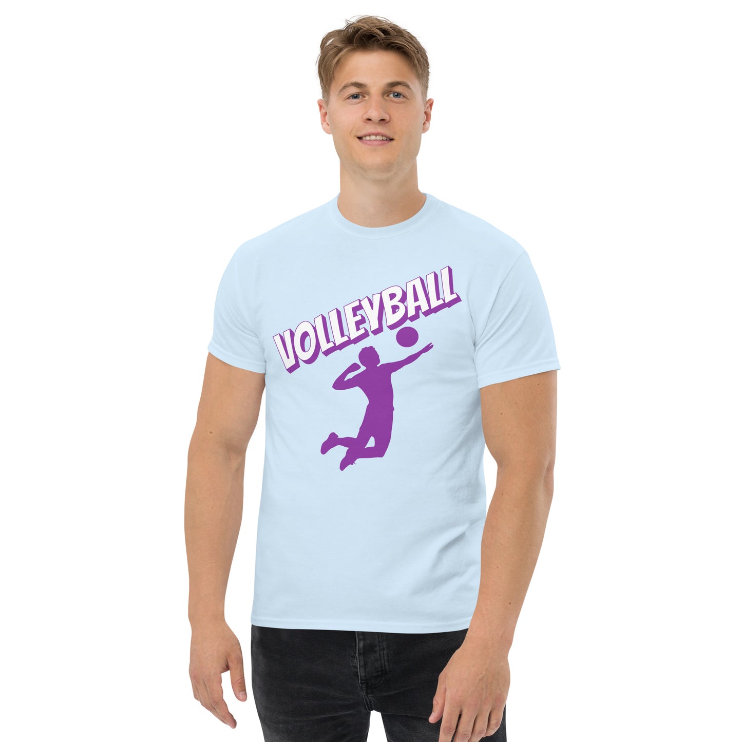 Men's Short-Sleeve T-Shirt Volleyball Sport