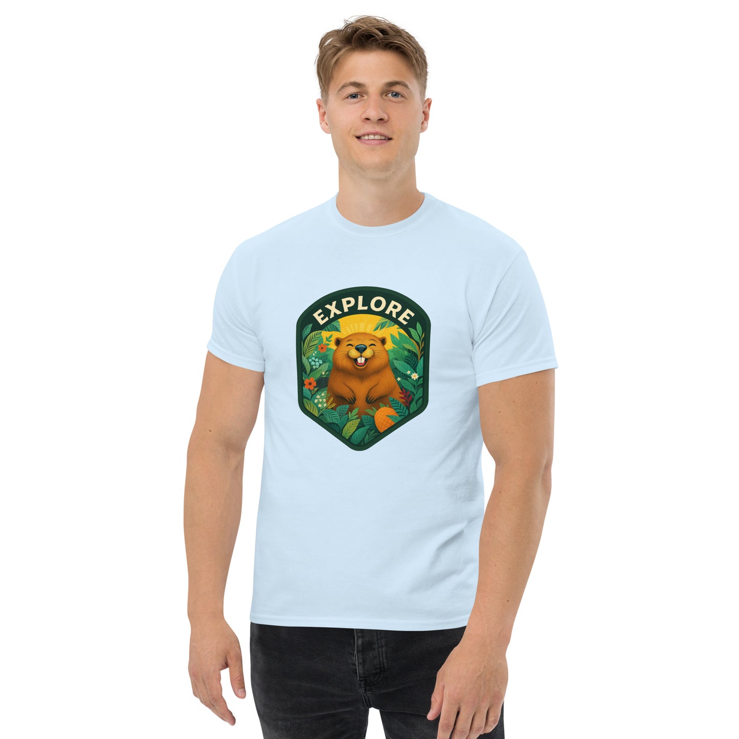 Men's Short-Sleeve T-Shirt Beaver