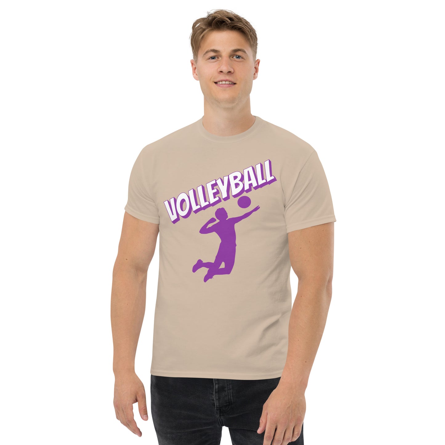 Men's Short-Sleeve T-Shirt Volleyball Sport