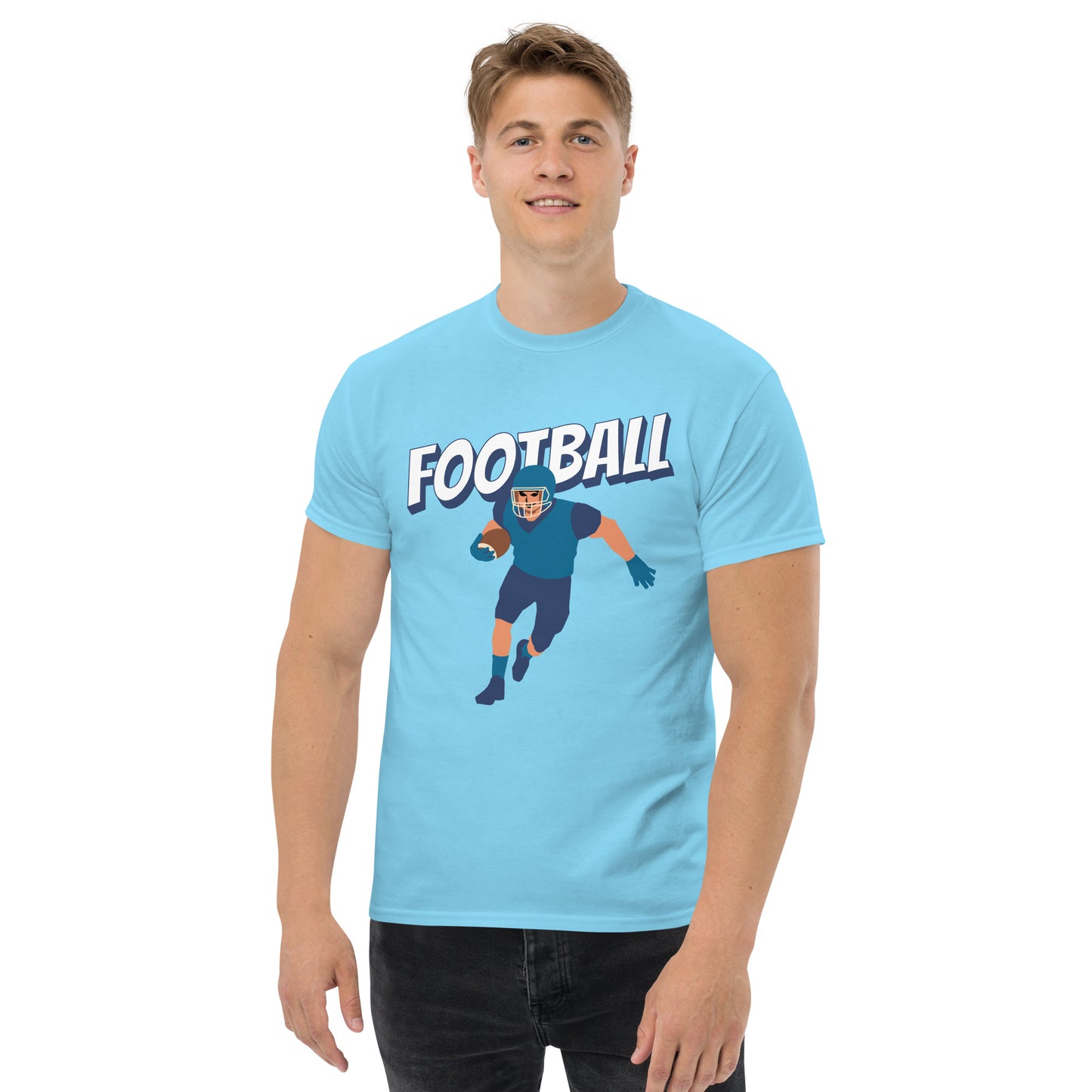 Men's Short-Sleeve T-Shirt American Football Sport Running Back