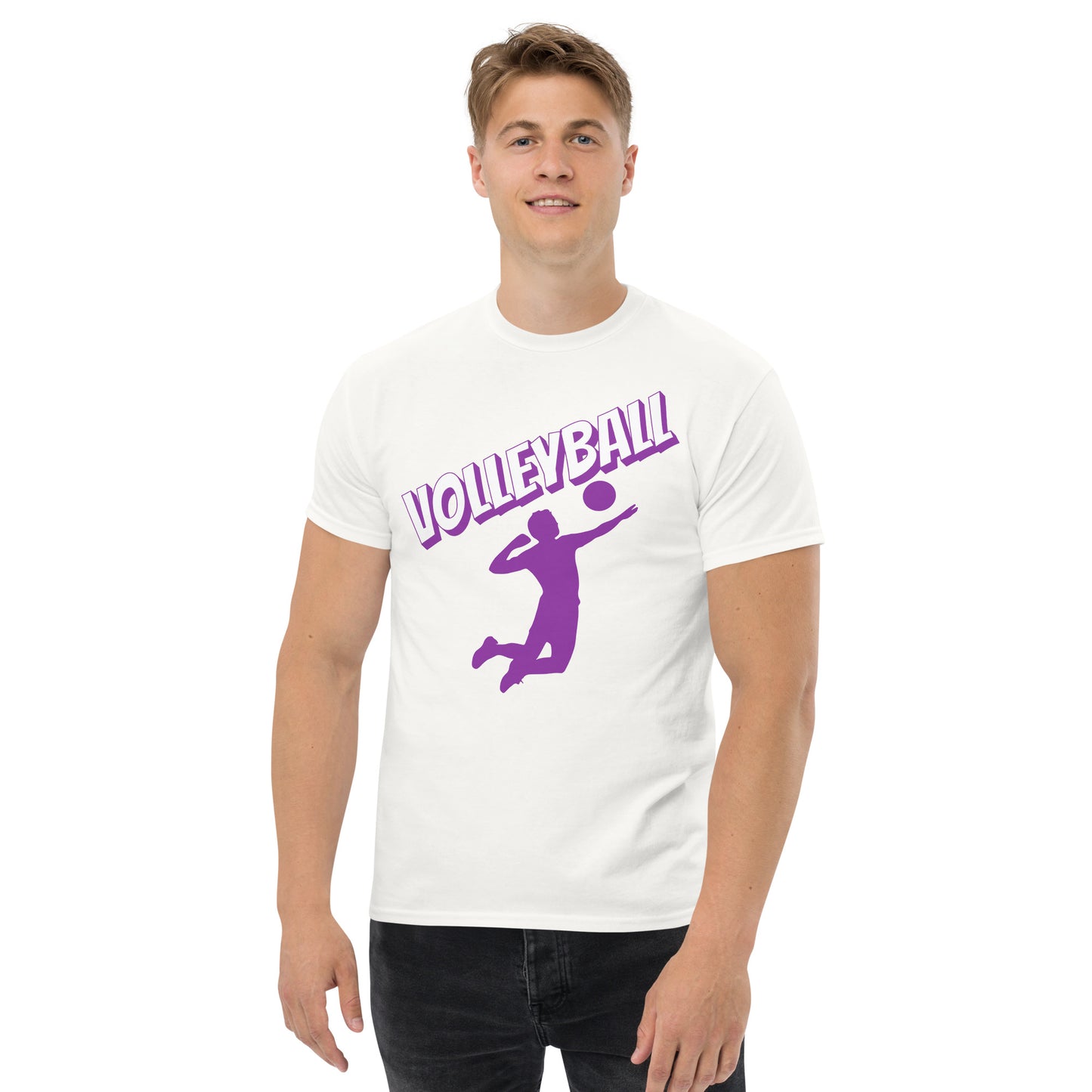 Men's Short-Sleeve T-Shirt Volleyball Sport