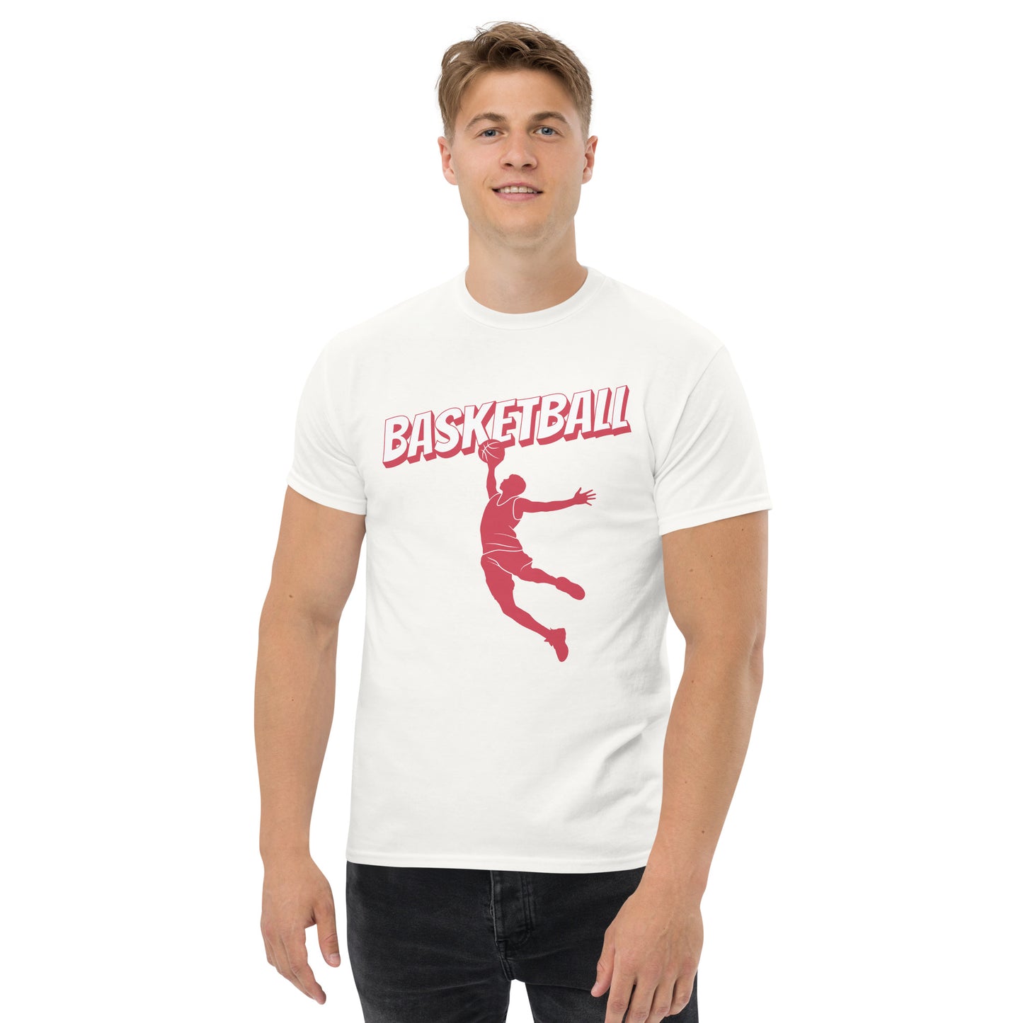 Men's Short-Sleeve T-Shirt Basketball Sport Slam Dunk