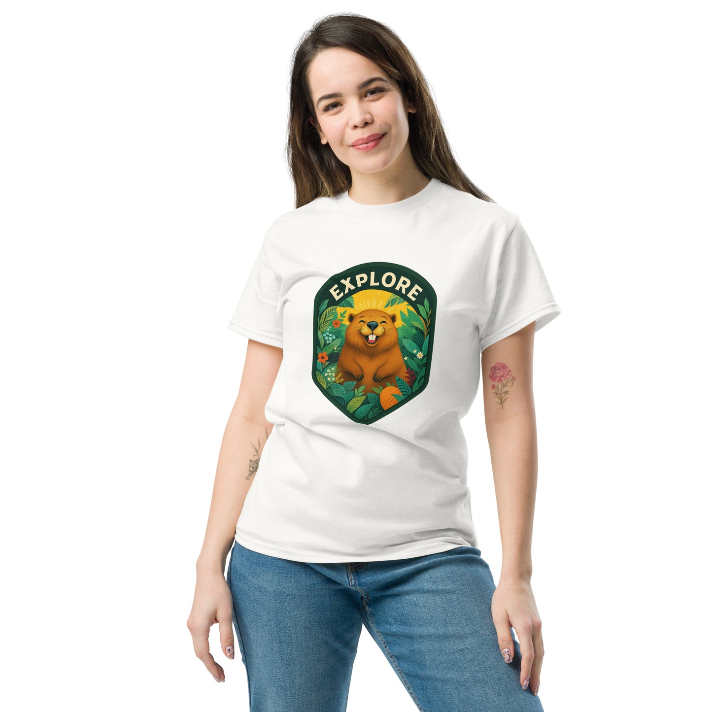 Women's Short-Sleeve T-Shirt Beaver