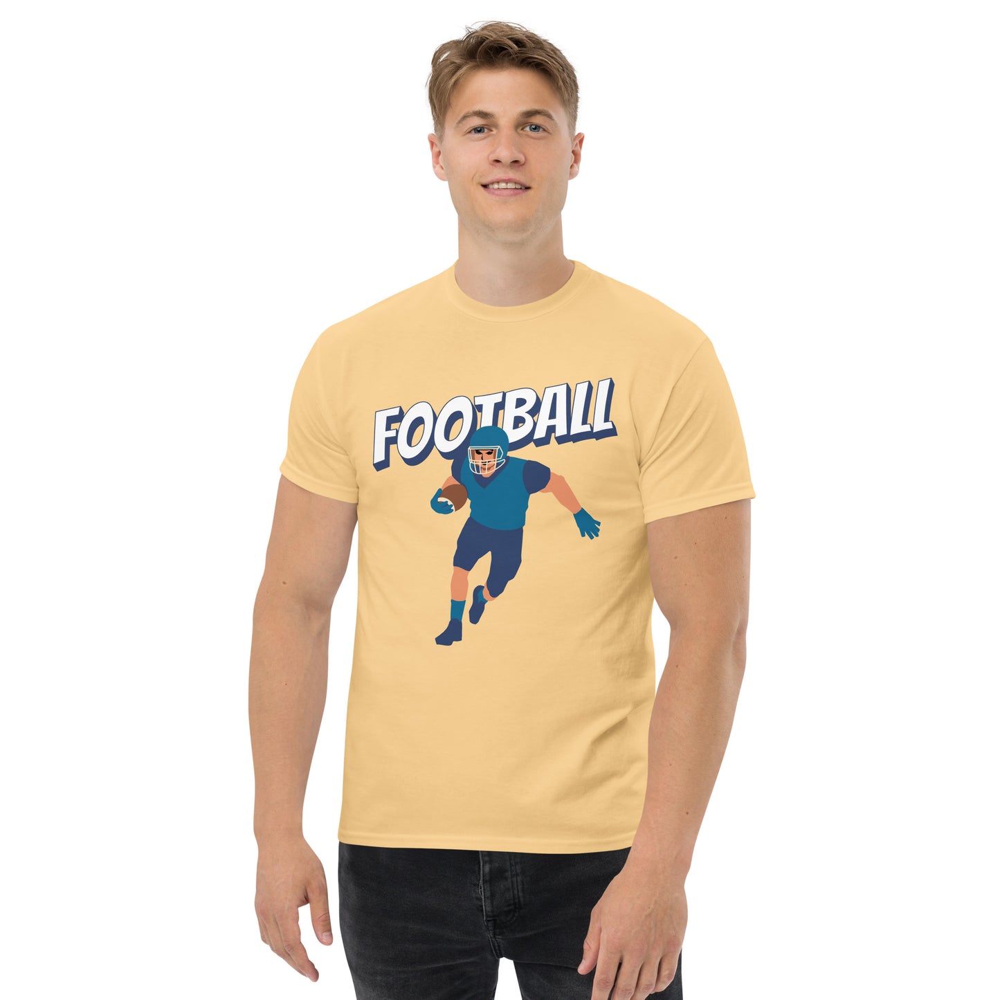 Men's Short-Sleeve T-Shirt American Football Sport Running Back